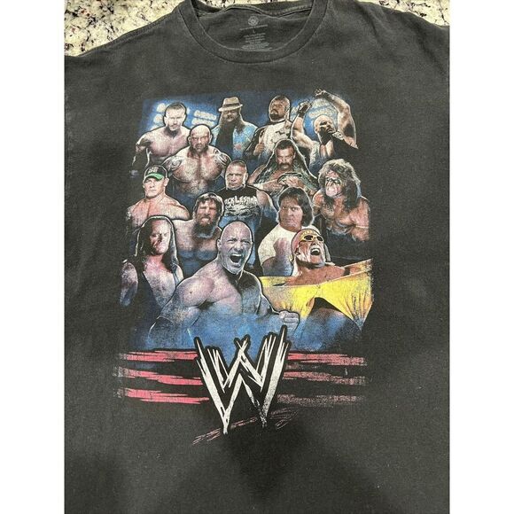 Vintage WWF‎ T-Shirt. Rare. Size Large. WWF Superstars. OFFICIAL LICENSE PRODUCT